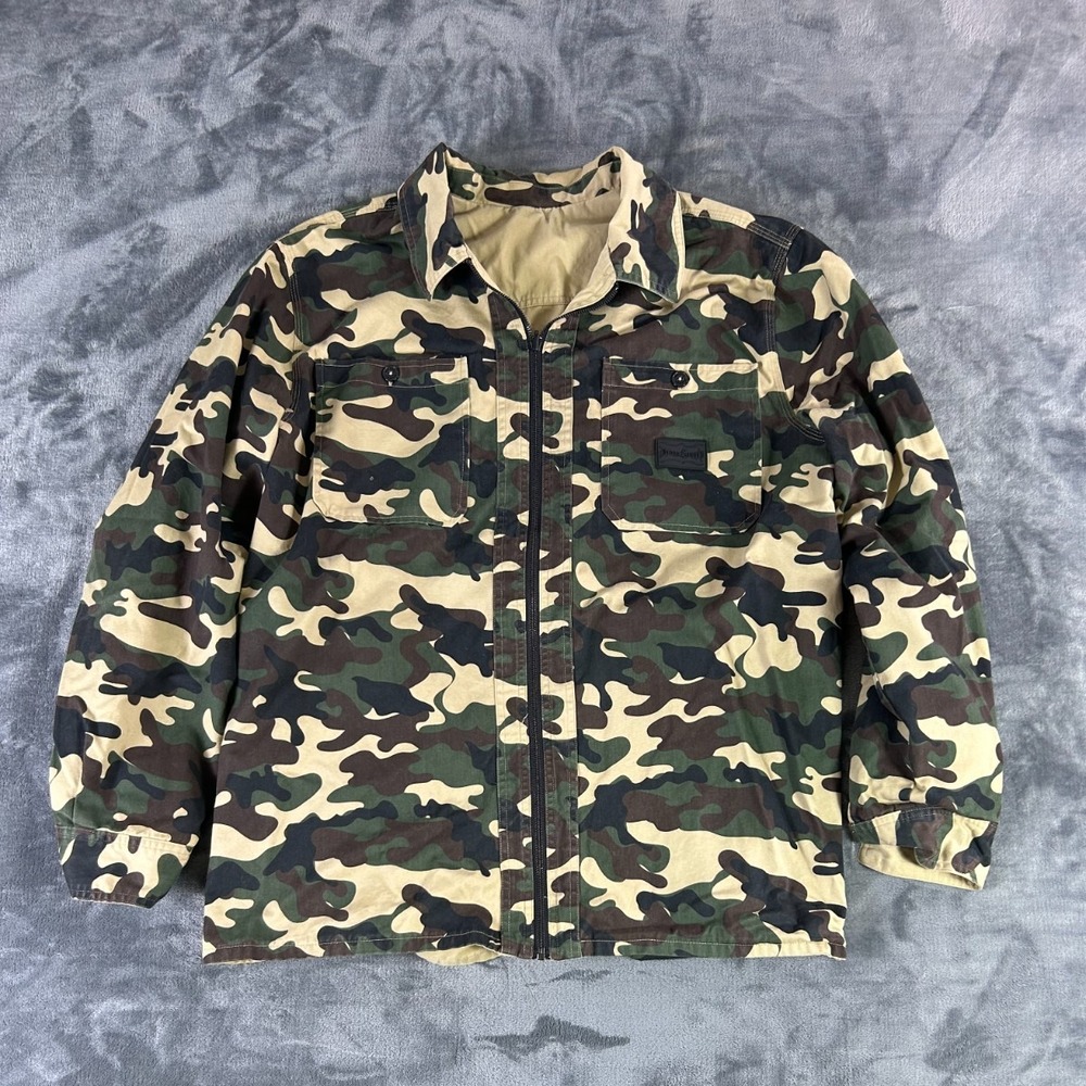 Dogg‎ Supply Men's Jacket XL Camo Reversible Workwear Outdoor Hunting